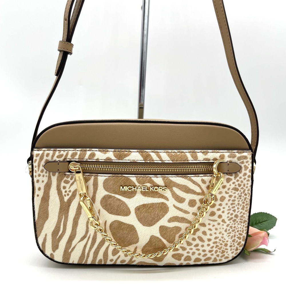 Michael Kors Large EW Zip Chain Crossbody Bag